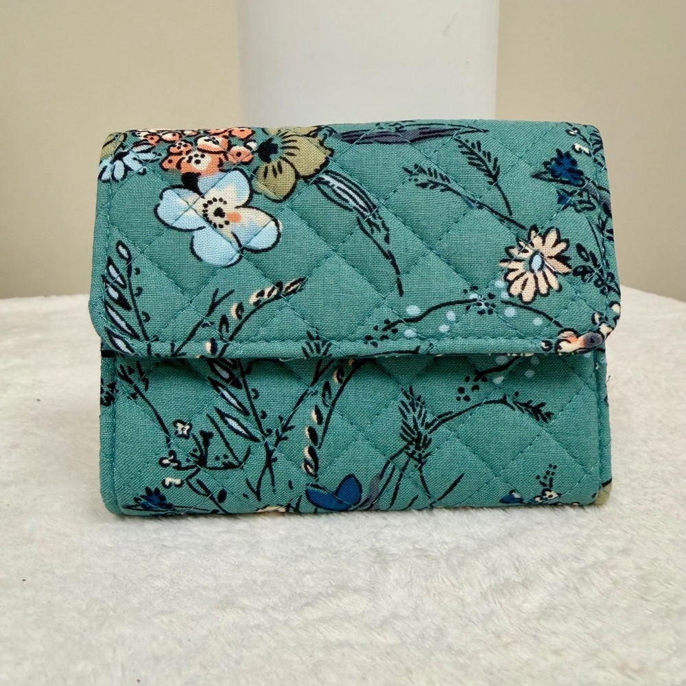 Vera Bradley Floral Quilted Wallet NWOT